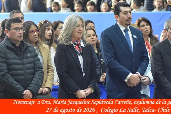 Colegio La Salle de Talca rinde homenaje a destacada exalumna en el marco de sus 115 años de historia lasallista